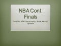 NBA Conference Finals Picks 2013