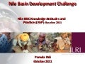 Nile BDC Knowledge Attitudes and Practices (KAP): Baseline 2011