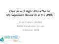 Overview of agricultural water management research in the Amhara National Regional State (ANRS)