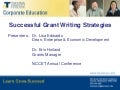 NCCET Webinar - Successful and Essential Grant Writing Strategies