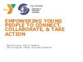 Empowering Young People to Take Action - Online  
