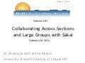 NCDLA - Collaborating with Sakai