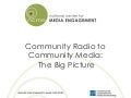 Community Radio to Community Media
