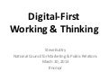 Thinking and Working Digital First in College PR