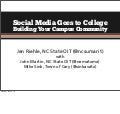 Social Media Goes to College