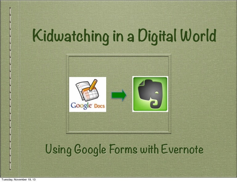 NCTE 13: Session A.26 Kidwatching in a Digital World