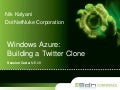 Hands On Windows Azure  Building A Twitter Clone