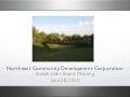 NE CDC - Stakeholder Presentation