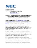 Nec display solutions wins tech & learning magazine honors for outstanding new education technology product