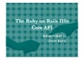 The ruby on rails i18n core api-Neeraj Kumar