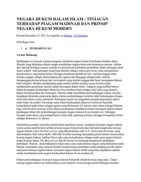 Politik Pemerintahan Islam