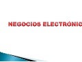 Negocios electronicos