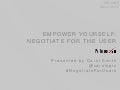 Empower Yourself. Negotiate for the User. IA Summit 2012