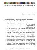 NEJM Doctors On Health Care Reform