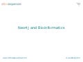 Neo4j and bioinformatics