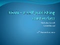 Self-Publishing - A workshop at NeON by Gamesbrief
