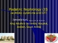 nephrotic syndrom and UTI 