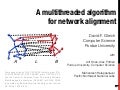 A multithreaded method for network alignment