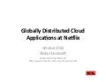 Netflix Global Cloud Architecture
