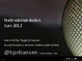 Nettredaktørskolen webgruppen-juni2012