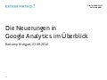 Neuerungen in Google Analytics im Überblick