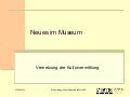 Neues im Museum: Vernetzung der Kulturvermittlung