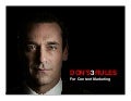 Don Draper&rsquo;s 3 Rules of Content Marketing