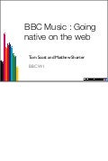 BBC Music : going native on the web