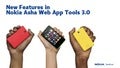 New features in nokia asha web app tools 3 0