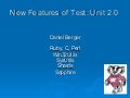 New Features Of Test Unit 2.x