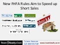 New FHFA Rules Aim to Speed up Short Sales  Ty Leon Guerrero of Team1Realty Fairfield CA