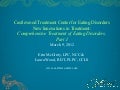 Comprehensive Treatment of ED- Erin McGinty & Laura Wood