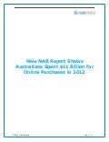 New NAB Report Shows Australians Spent $11 Billion for Online Purchases in 2012 