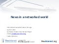 News in a networked world