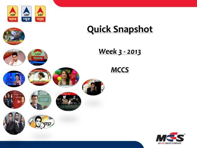 News of the week 23.1.13   abp majha