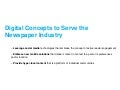 Digital Concepts to Serve the Newspaper Industry