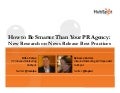 New Research on News Release Best Practices