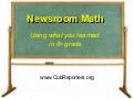 Math 4 Journalists