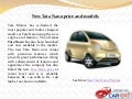 New Tata Nano price and models