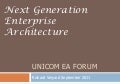 Next Generation Enterprise Architecture