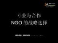 专业与合作 Ngo的战略选择