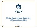 NHD in Wisconsin: Competitions CD