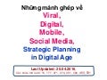 Những mảnh ghép về Viral, Digital, Social Media & Strategic Planning in Digital Age