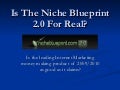 Niche Blueprint 2.0 Review
