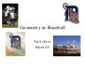 Geometry in Baseball