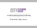 Nicola Buddo - eBooks: Opening Doors to Learning