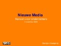 Nieuwe Media 3 November 2009