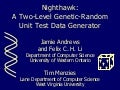 Nighthawk: A Two-Level Genetic-Random Unit Test Data Generator