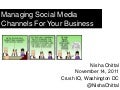 Crush IQ Workshop: Managing Social Media Channels For Your Brand