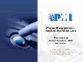 Project Management - Beyond the Finish Line